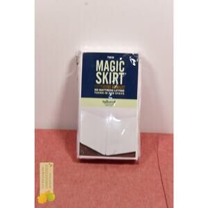 Magic Skirt Tailored Bedskirt White Twin*